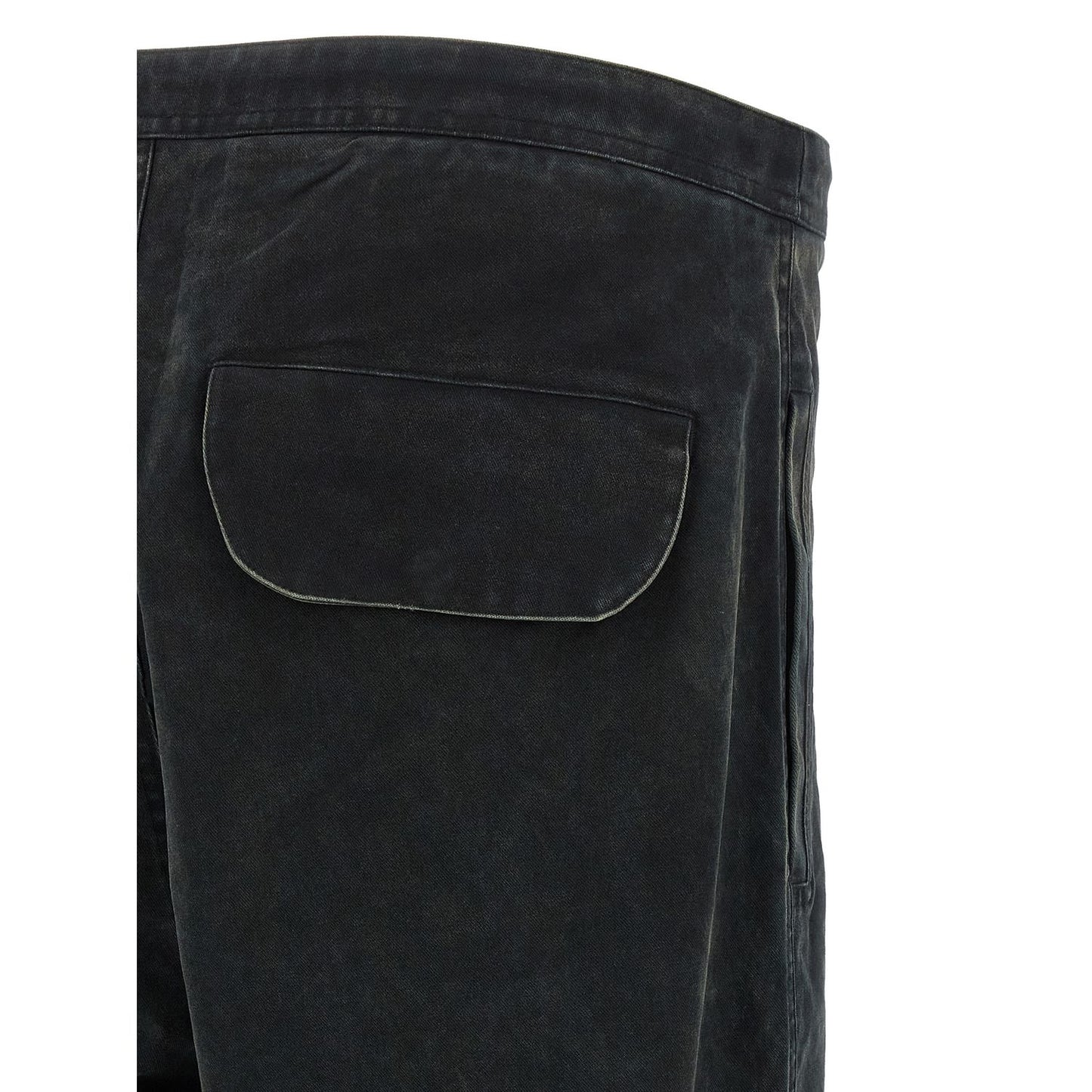Entire Studios Black Cotton Cargo Pants