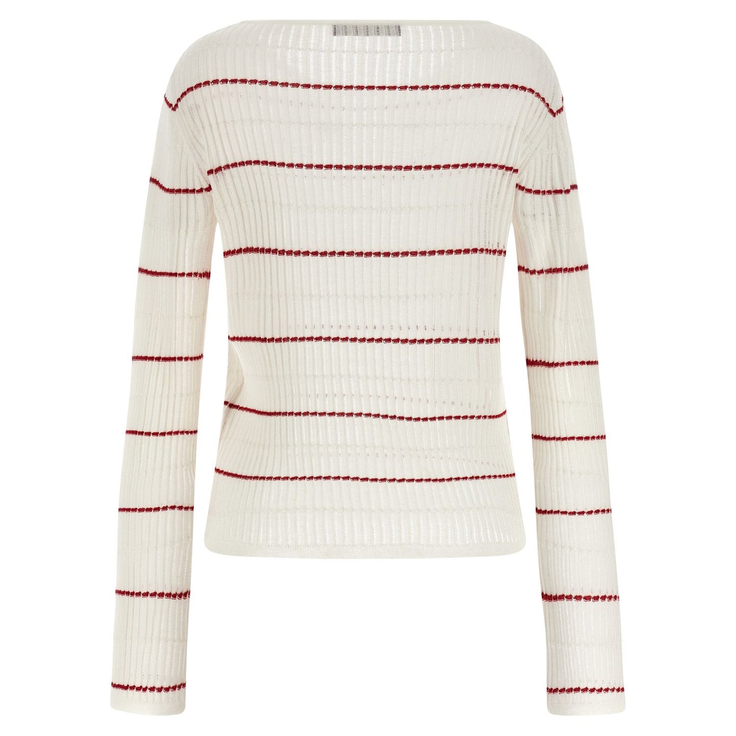 Max Mara White Silk Cardigan