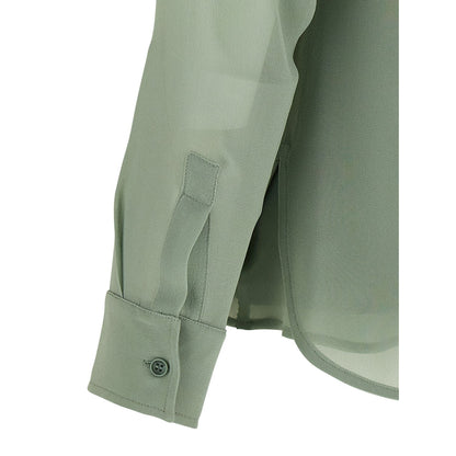 Max Mara Bicolor Silk Blouse