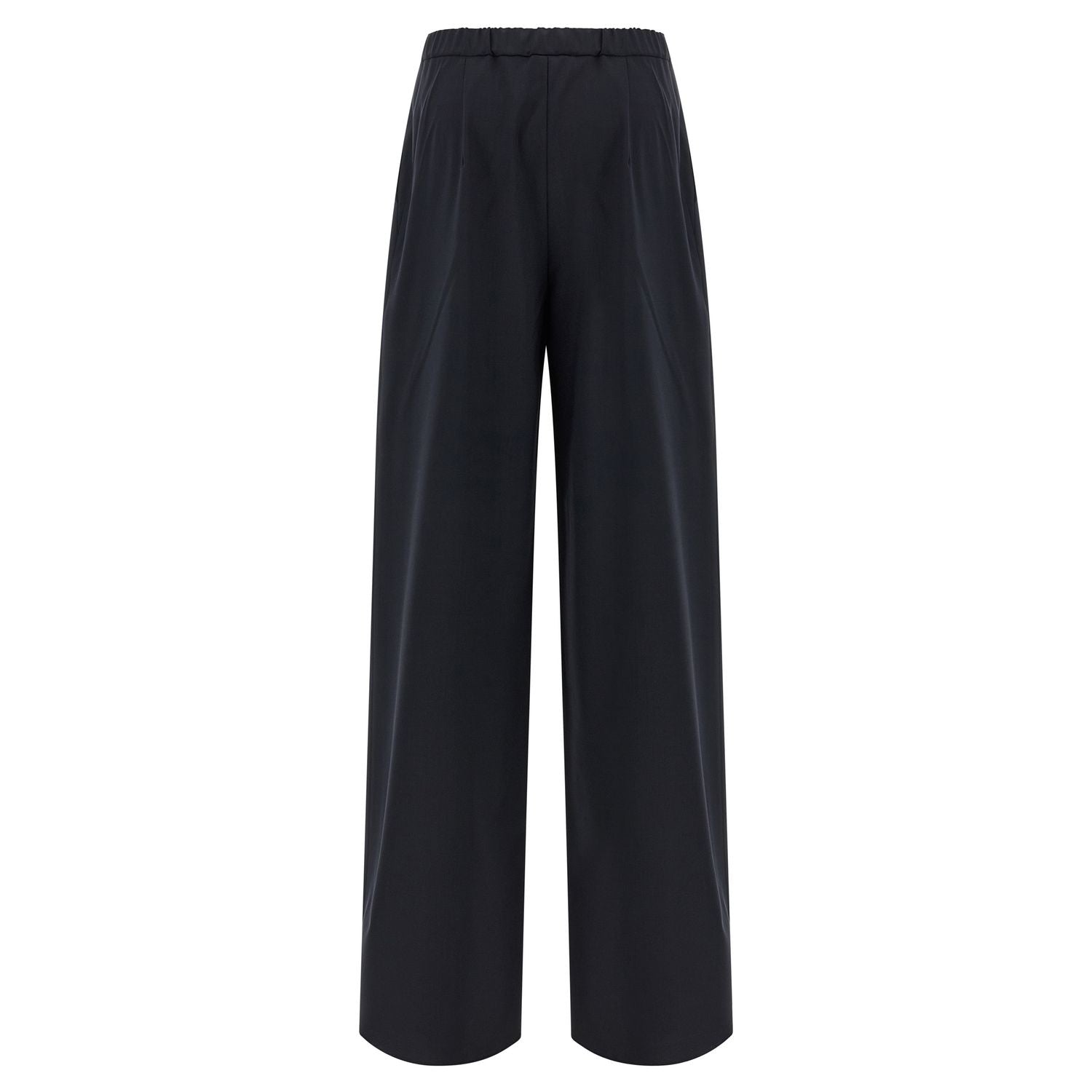Max Mara Blue Virgin Wool Casual Pants