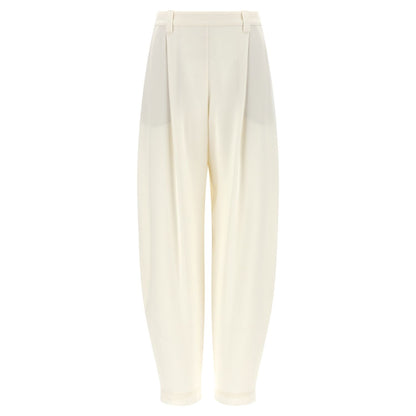 Brunello Cucinelli Beige Viscose Casual Pants