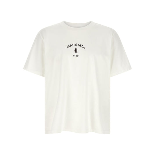MM6 Maison Margiela White Cotton T-Shirt