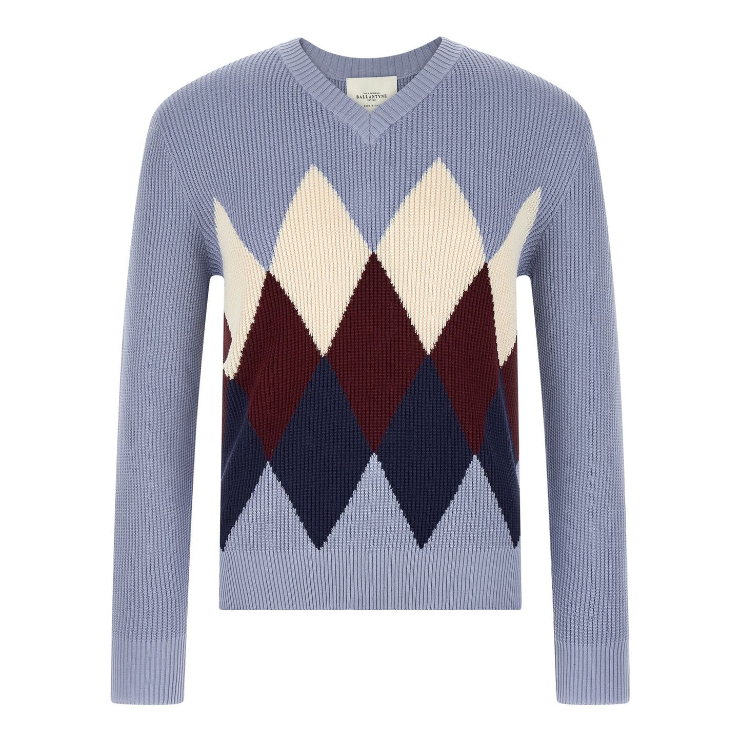 Ballantyne Blue Cotton Cardigan