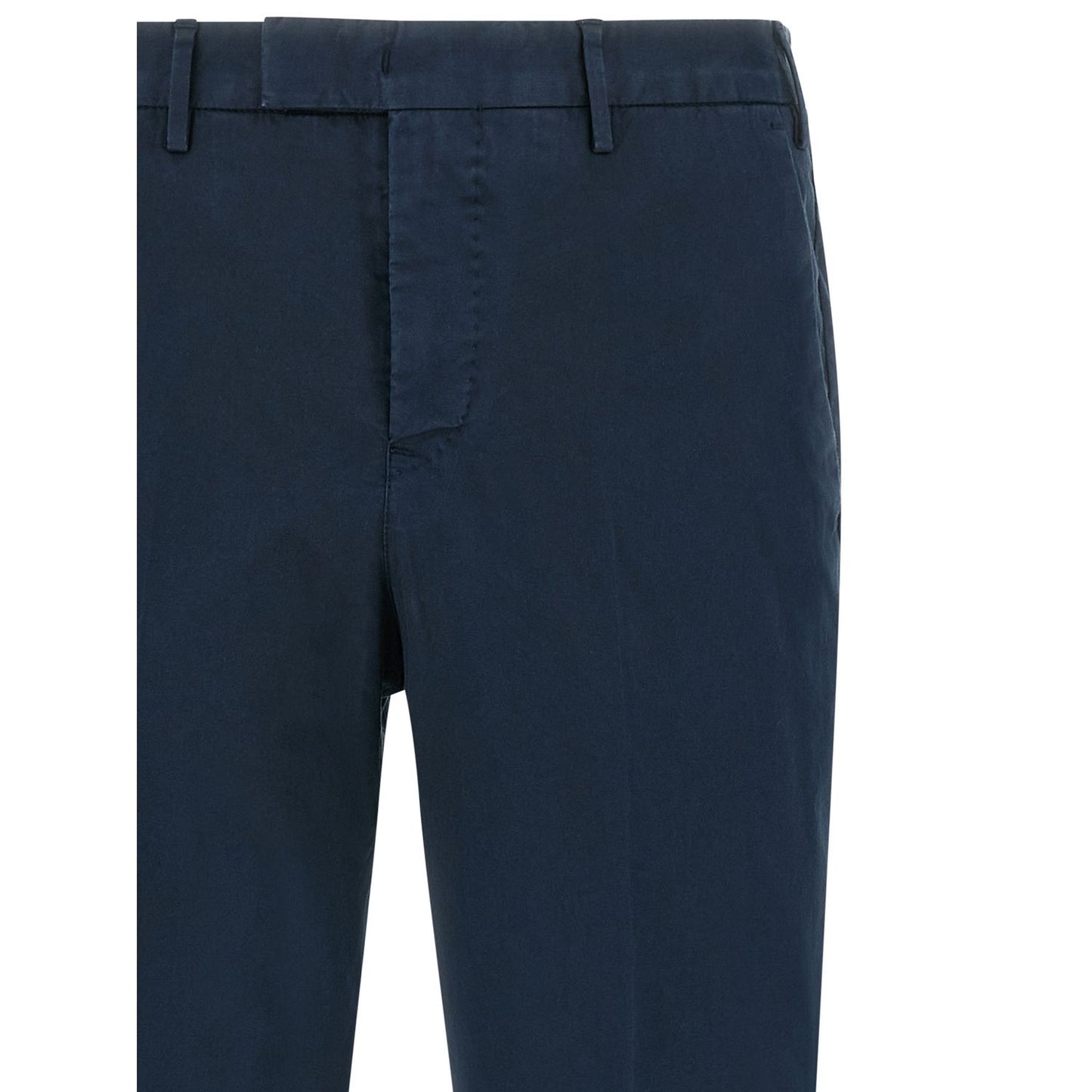 PT Torino Blue Cotton Casual Pants