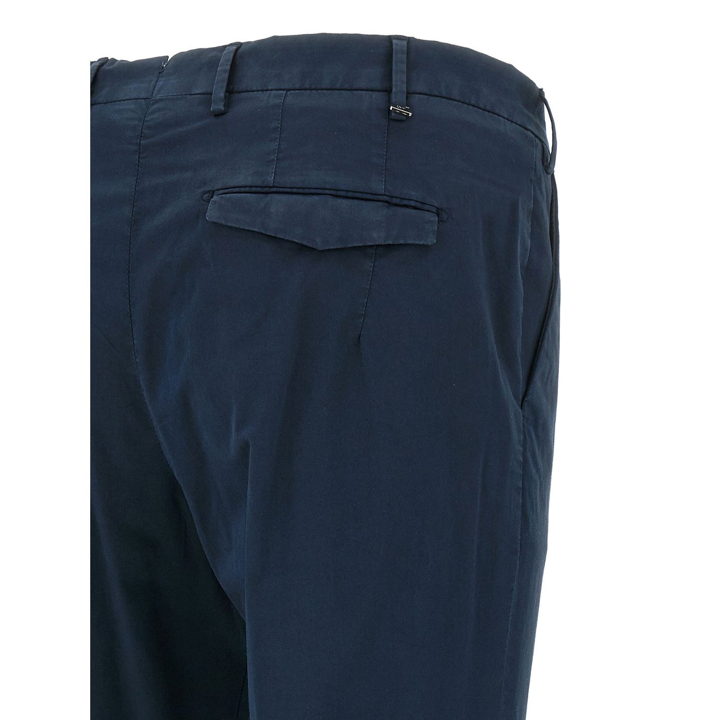 PT Torino Blue Cotton Casual Pants