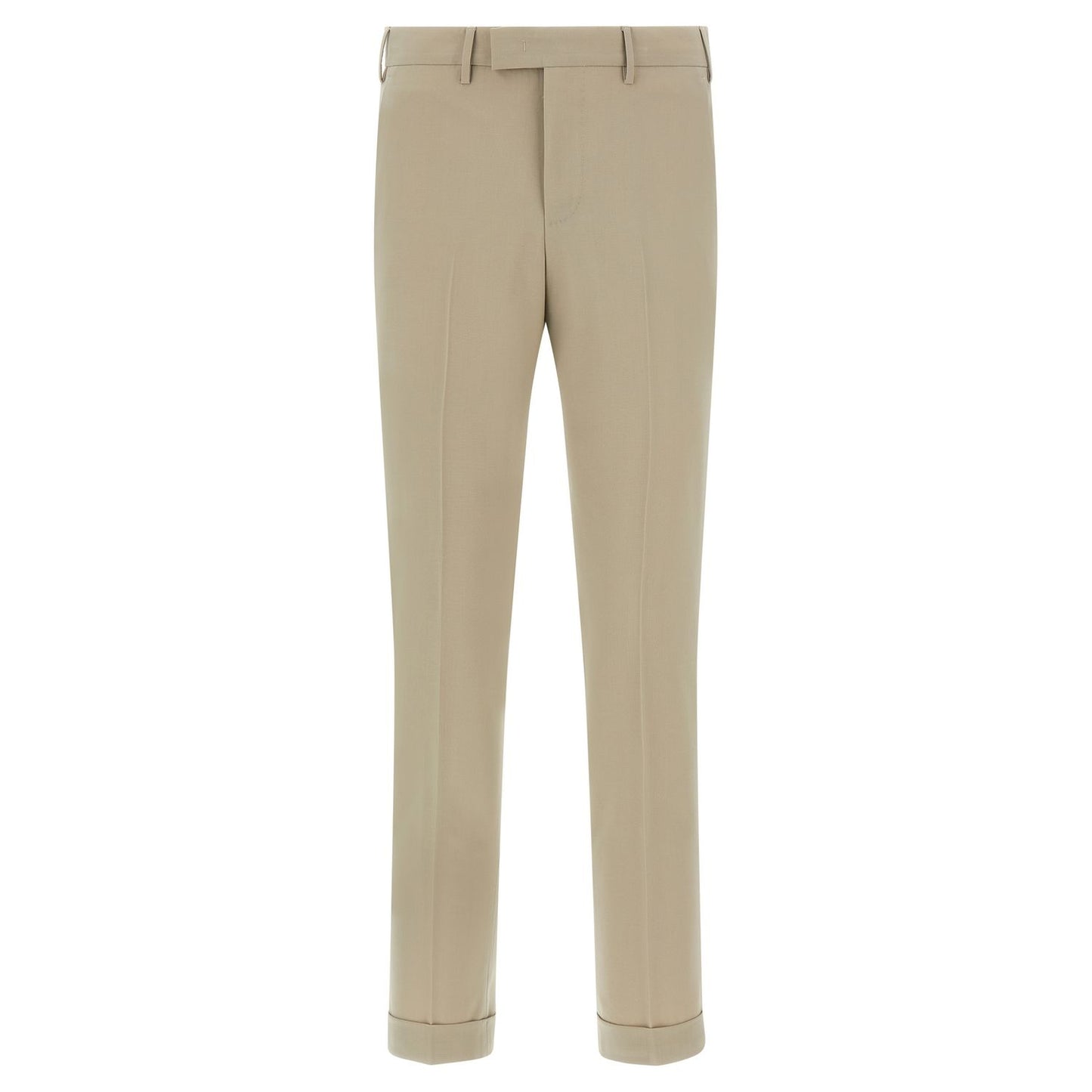 PT Torino Beige Virgin Wool Dress Pants
