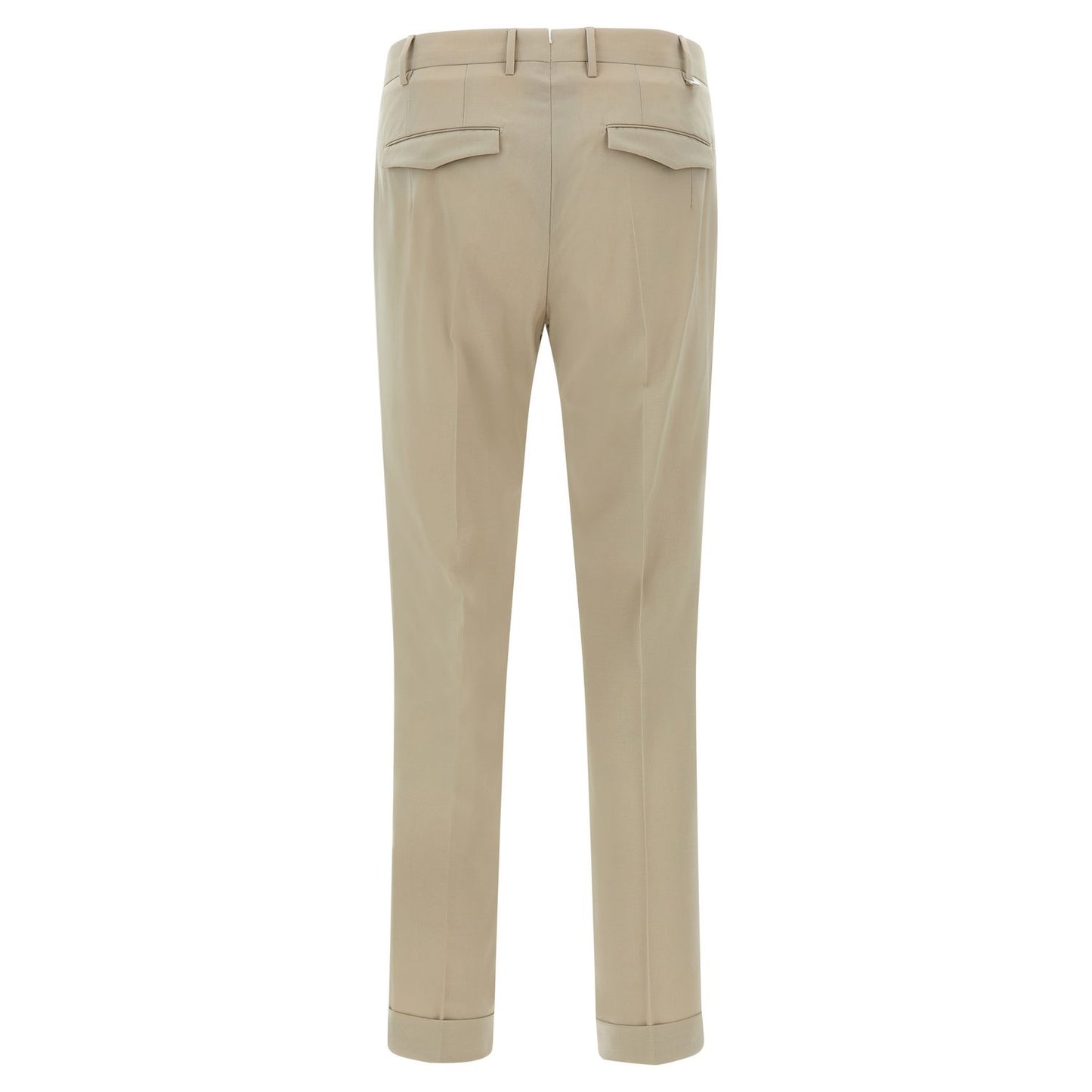 PT Torino Beige Virgin Wool Dress Pants