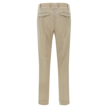 PT Torino Beige Virgin Wool Dress Pants