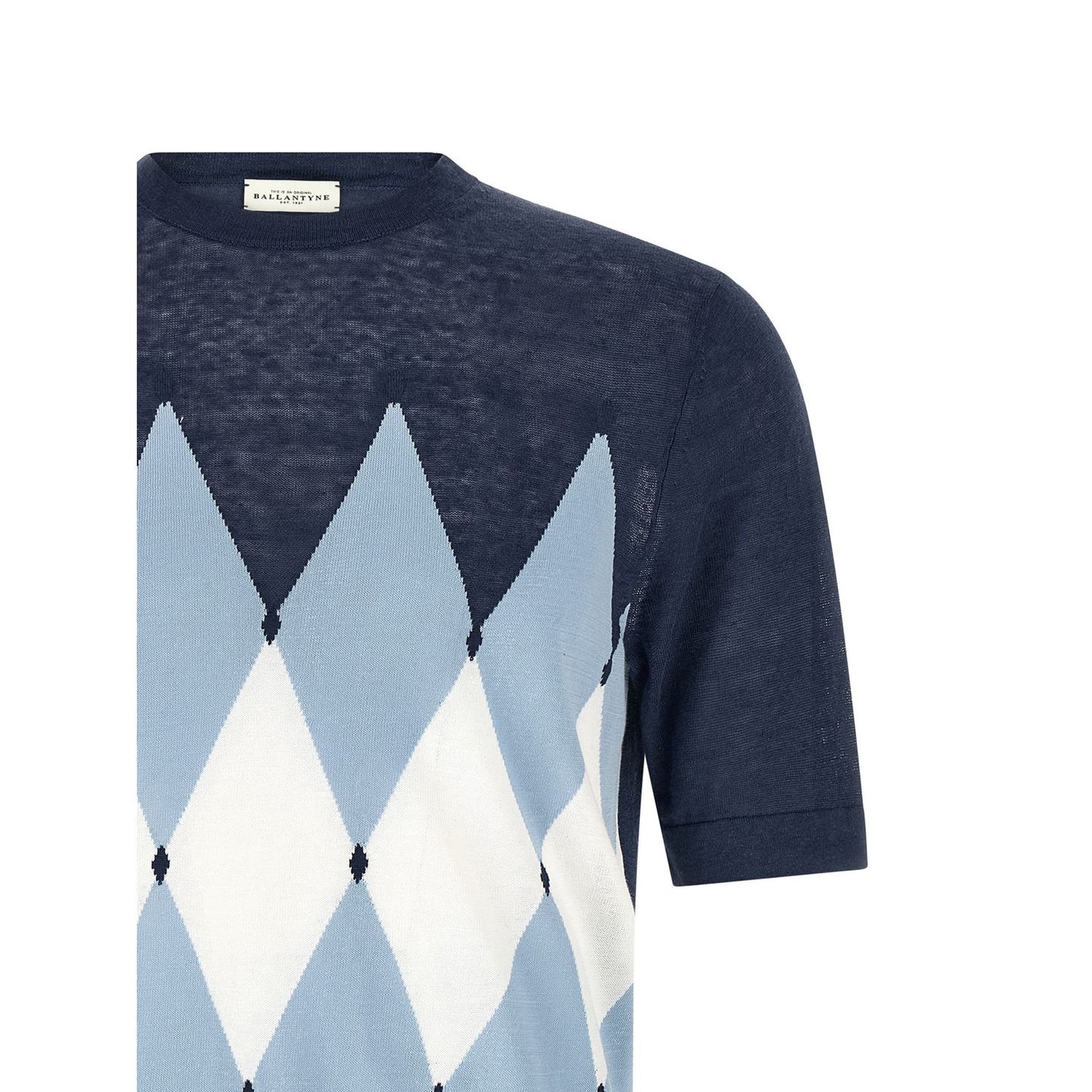 Ballantyne Blue Linen T-Shirt