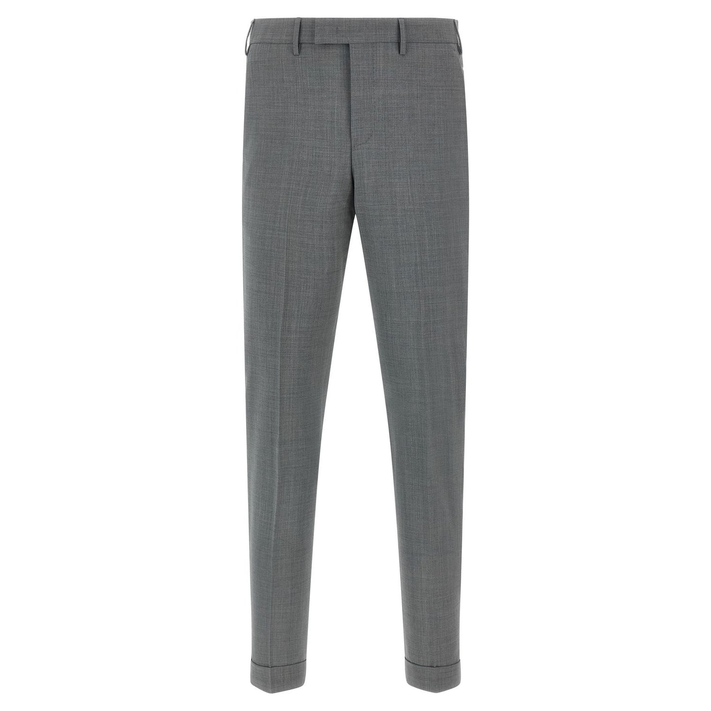 PT Torino Gray Virgin Wool Dress Pants