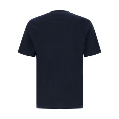 Brunello Cucinelli Blue Cotton T-Shirt