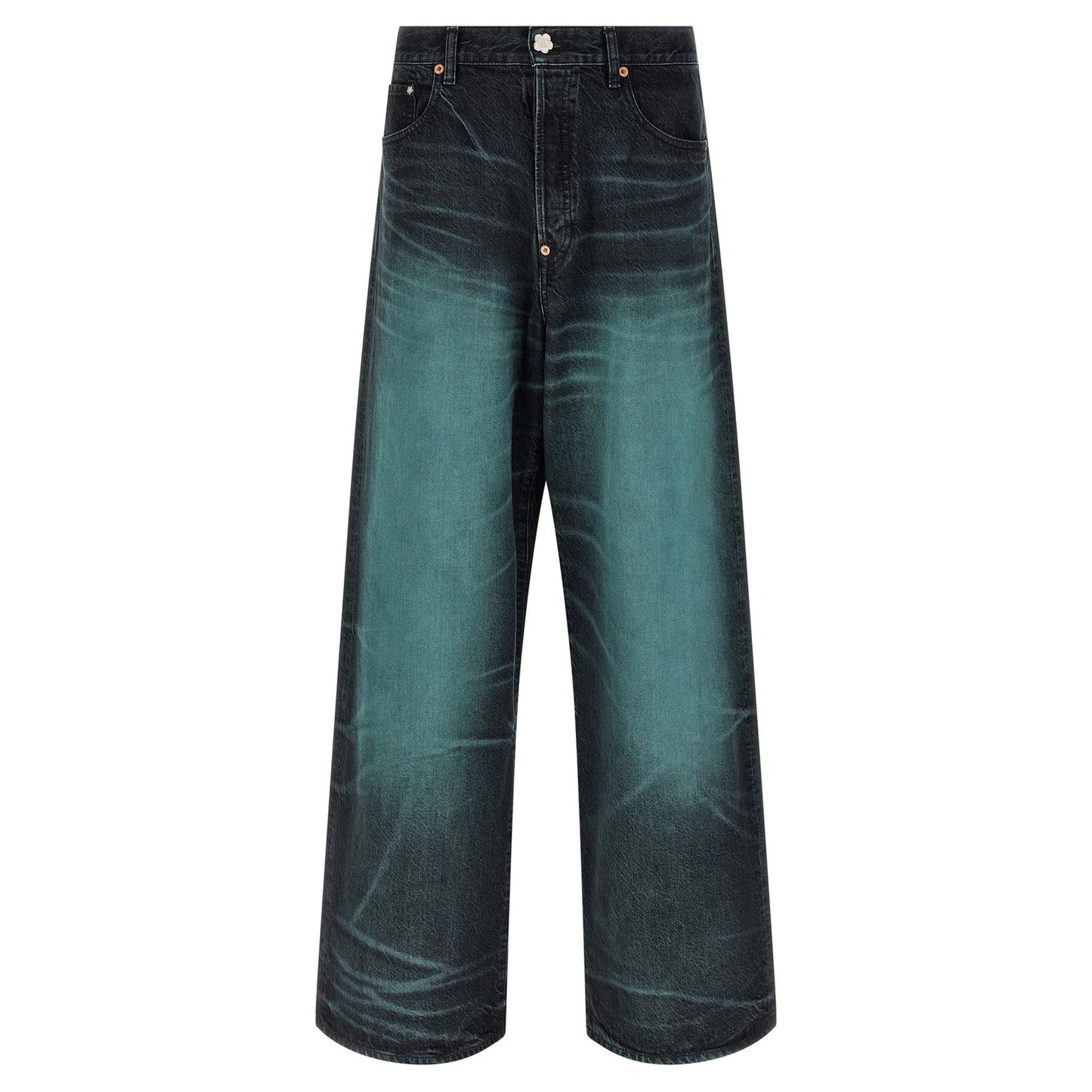 Kenzo Blue Cotton Jeans Denim
