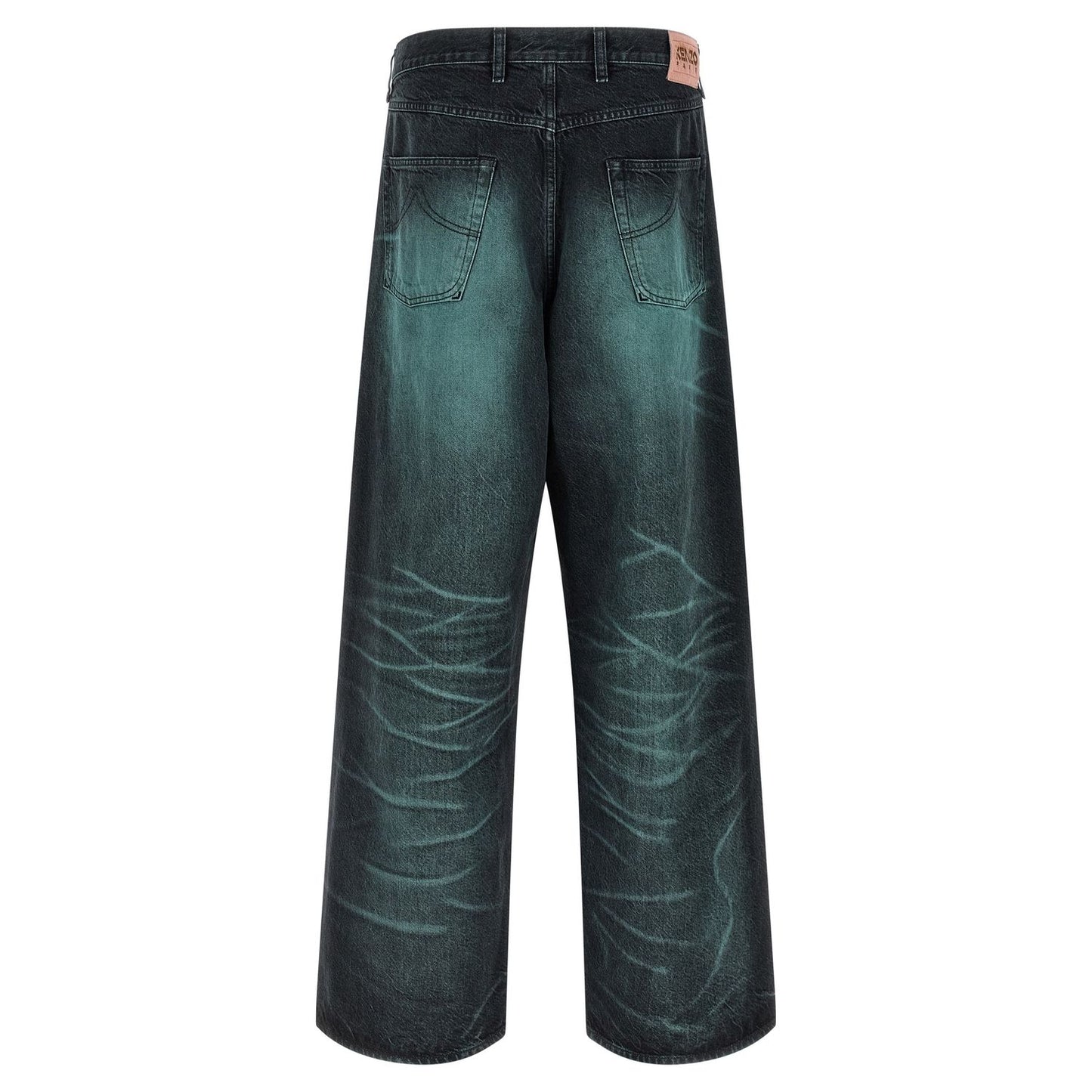 Kenzo Blue Cotton Jeans Denim