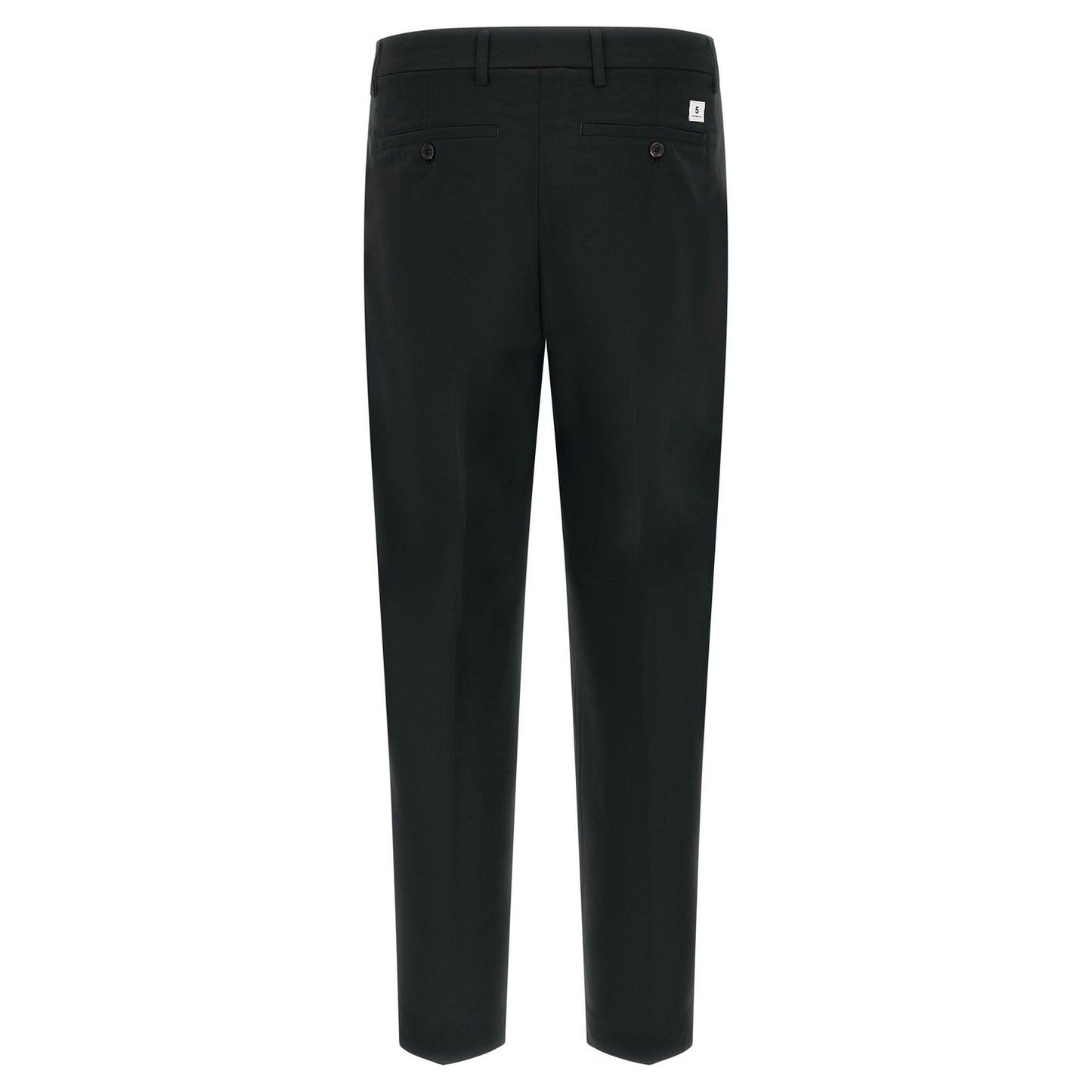 Department 5 Black Polyester Casual Pants