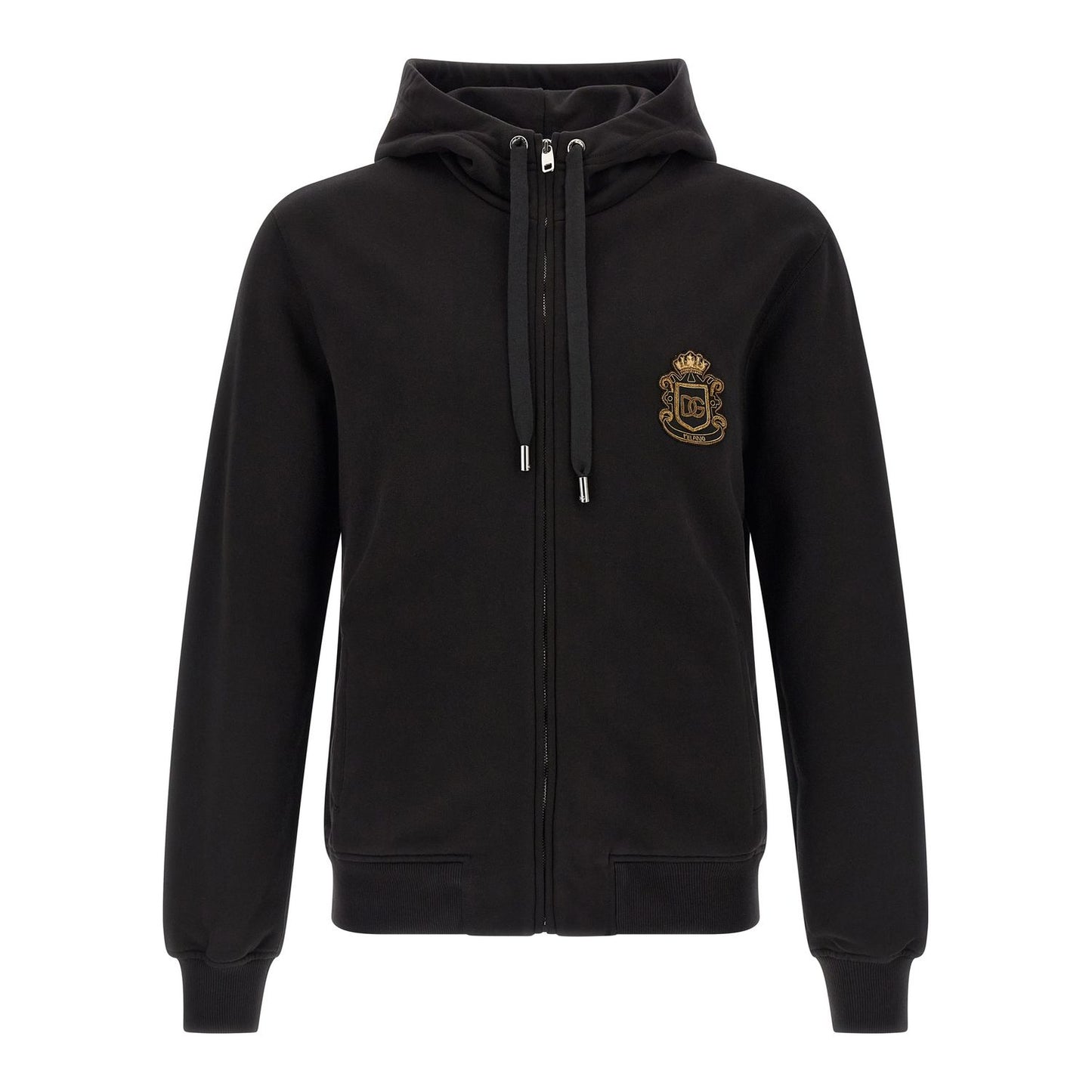 Dolce & Gabbana Black Cotton Sweatshirt