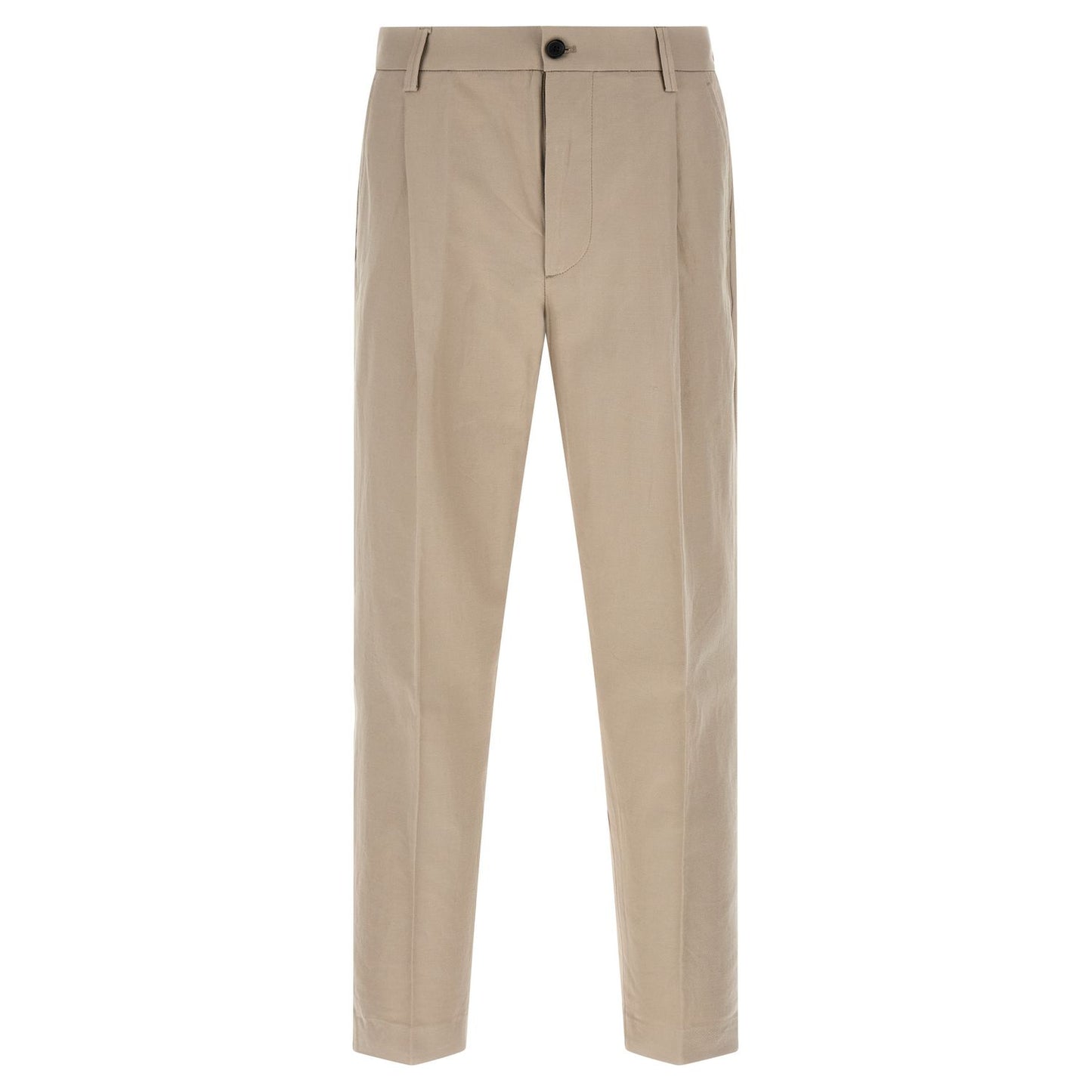Department 5 Beige Cotton Casual Pants