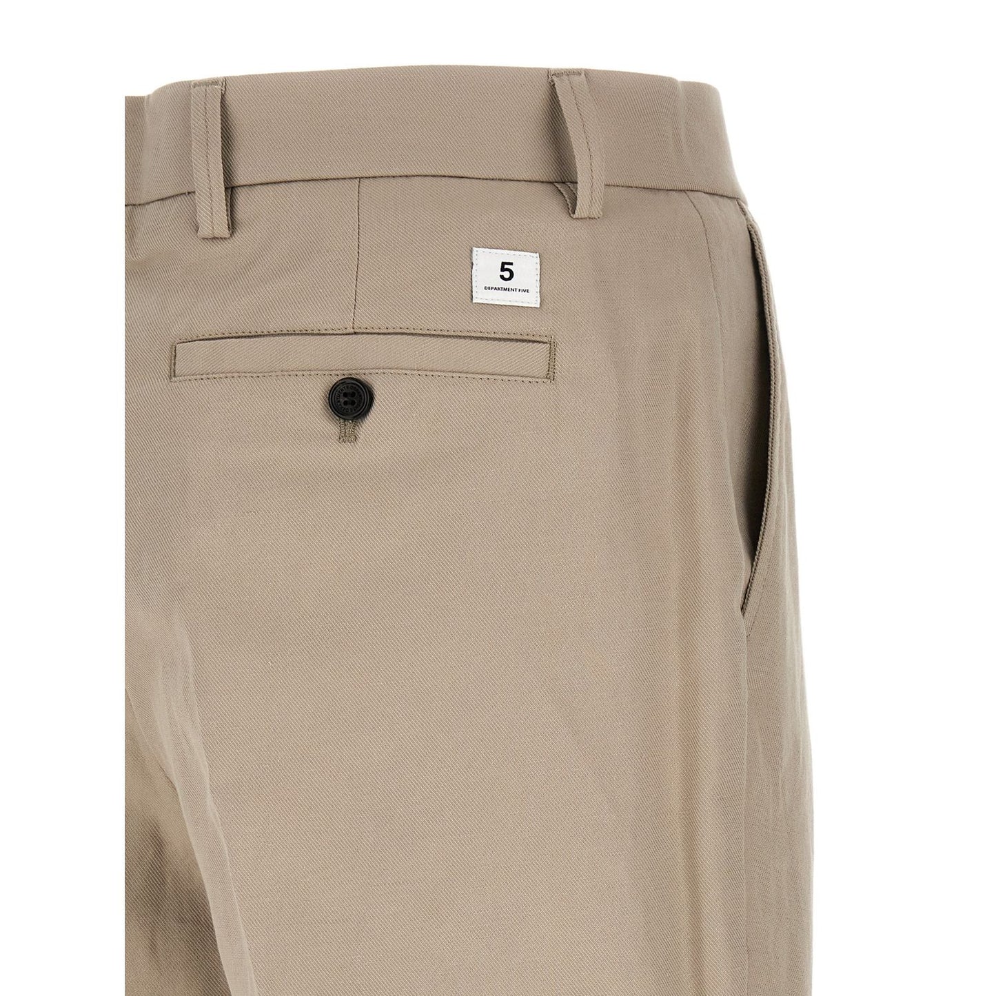 Department 5 Beige Cotton Casual Pants