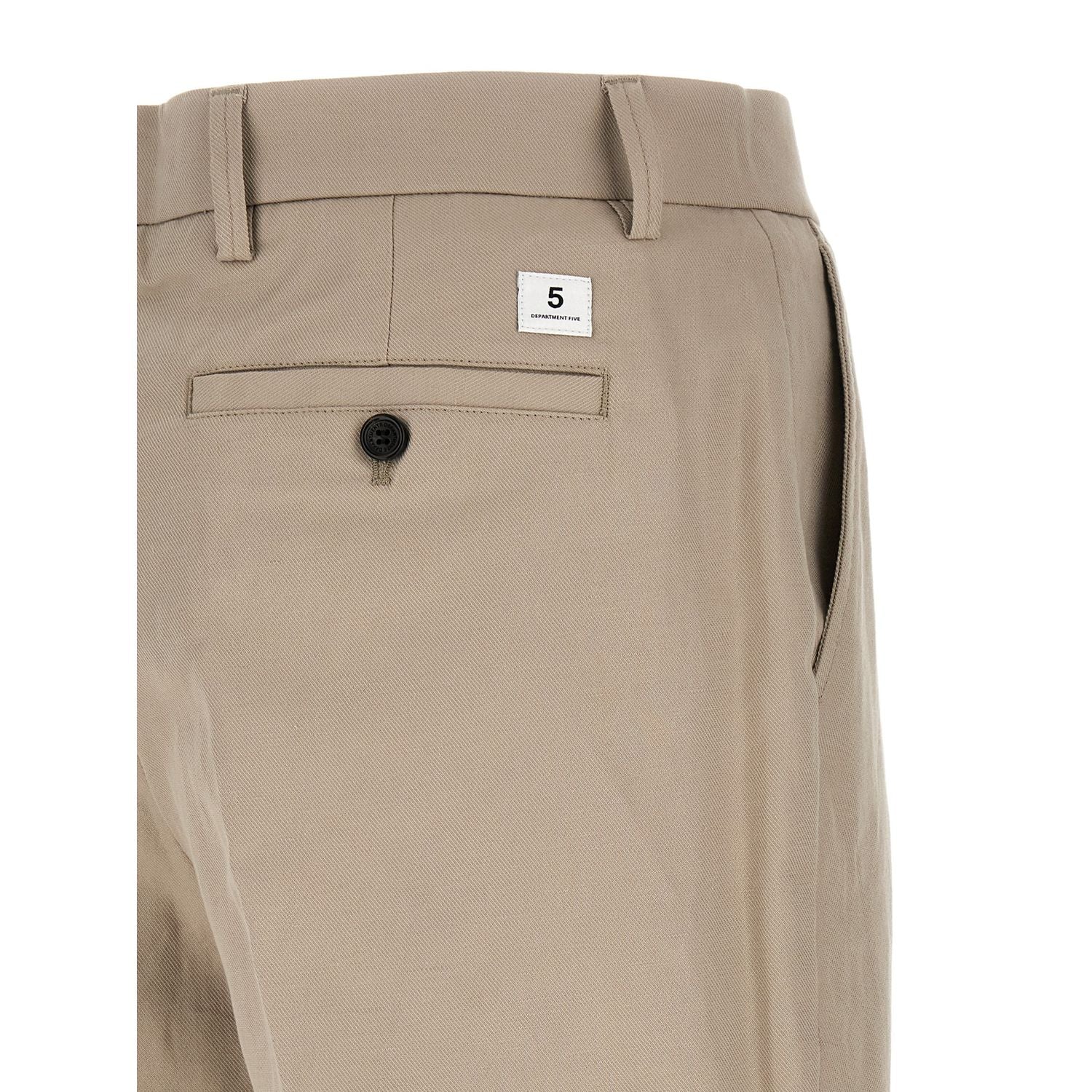 Department 5 Beige Cotton Casual Pants