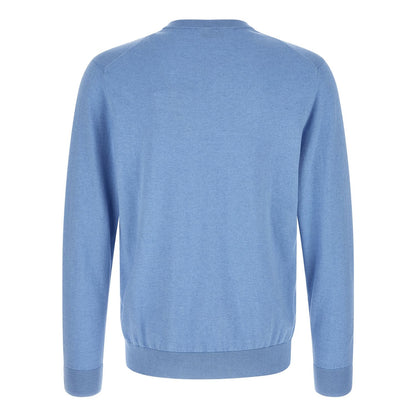 Ballantyne Blue Cotton Cardigan