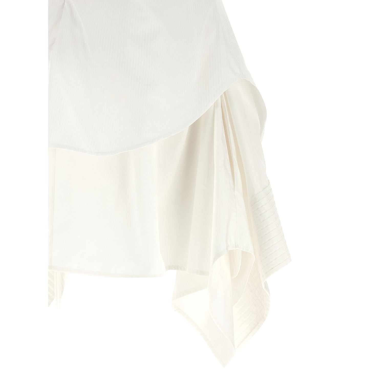 Alexander McQueen White Cotton Short Dress