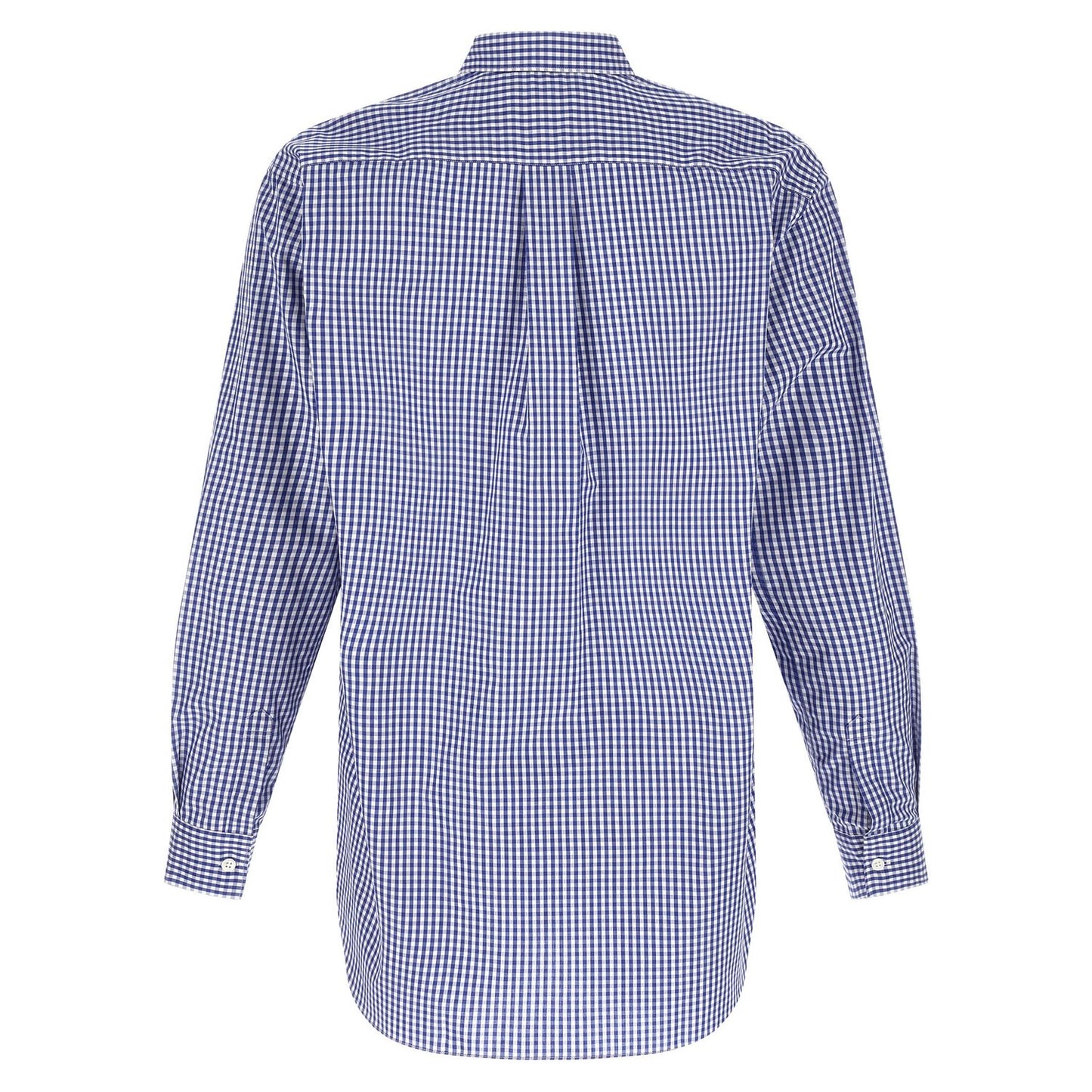 Comme Des Garçons Blue Cotton Blouse