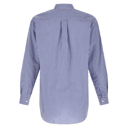 Comme Des Garçons Blue Cotton Blouse
