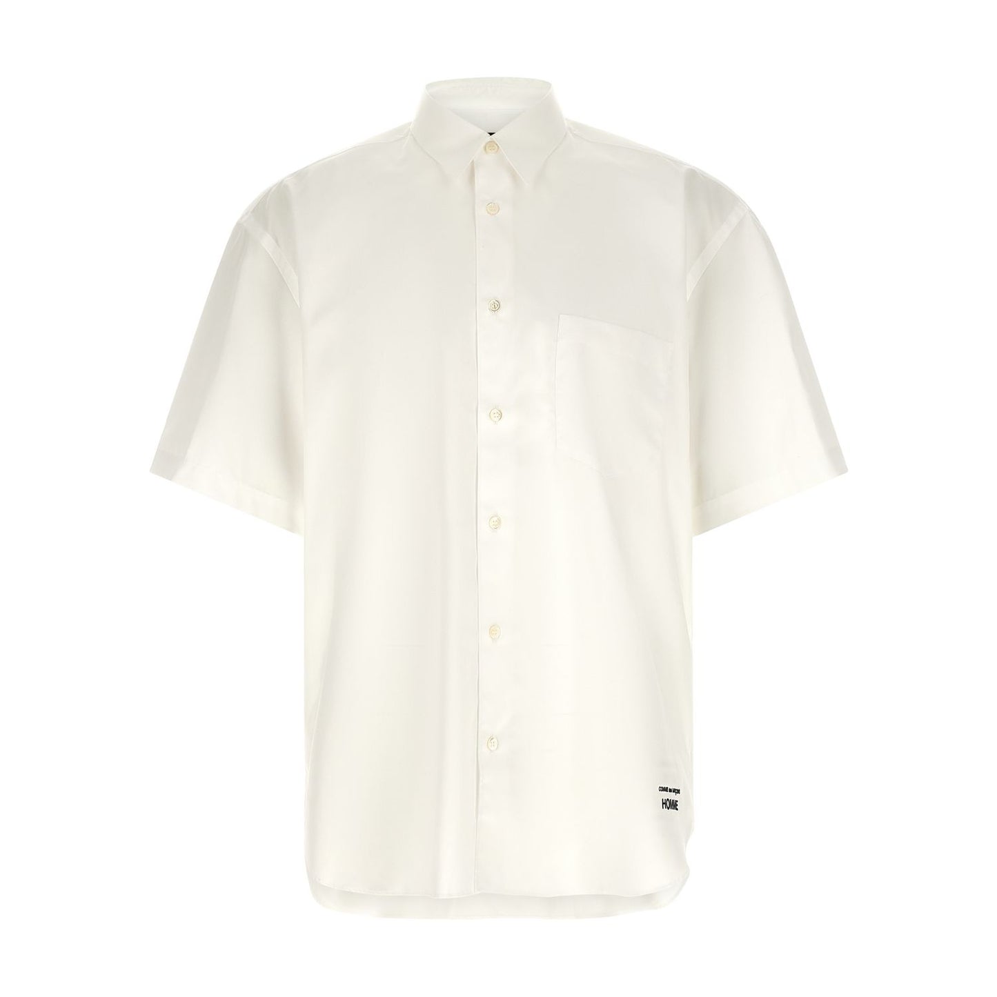 Comme Des Garçons White Cotton Blouse