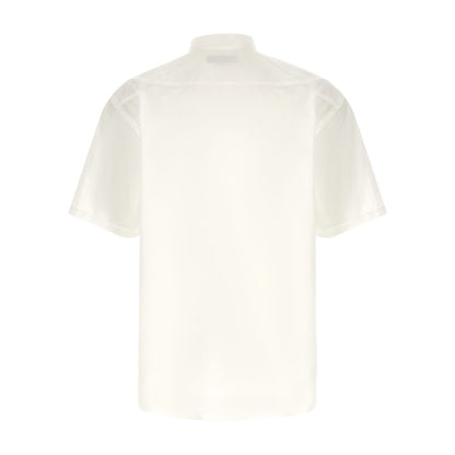 Comme Des Garçons White Cotton Blouse