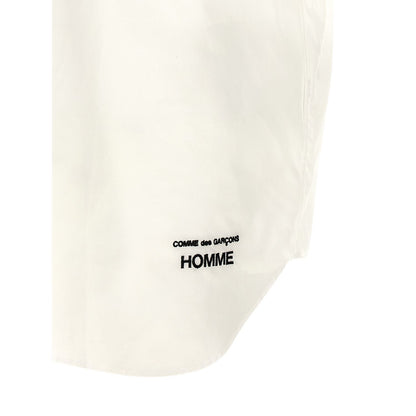 Comme Des Garçons White Cotton Blouse