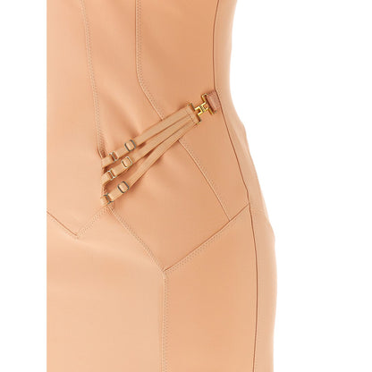 Elisabetta Franchi Multicolor Polyamide Midi Dress