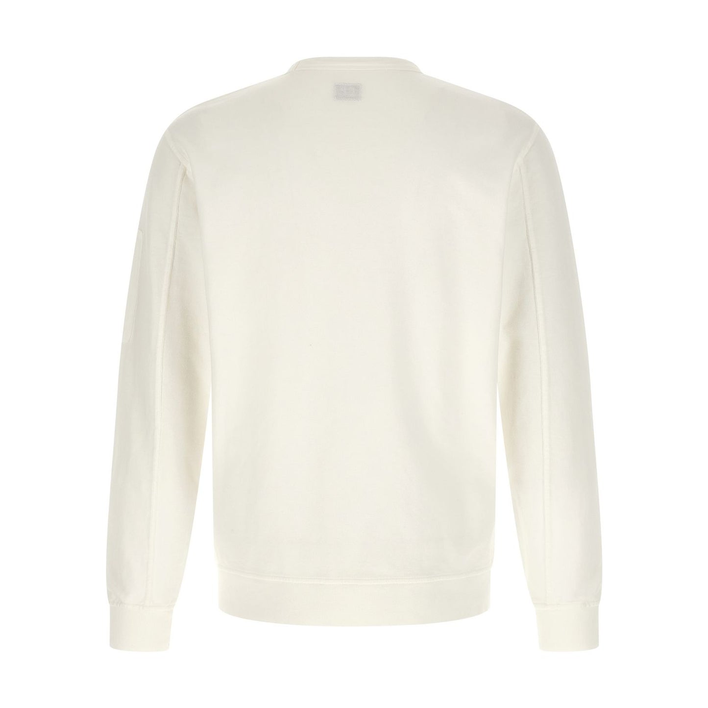 C.P. Company White Cotton Sweatshirt