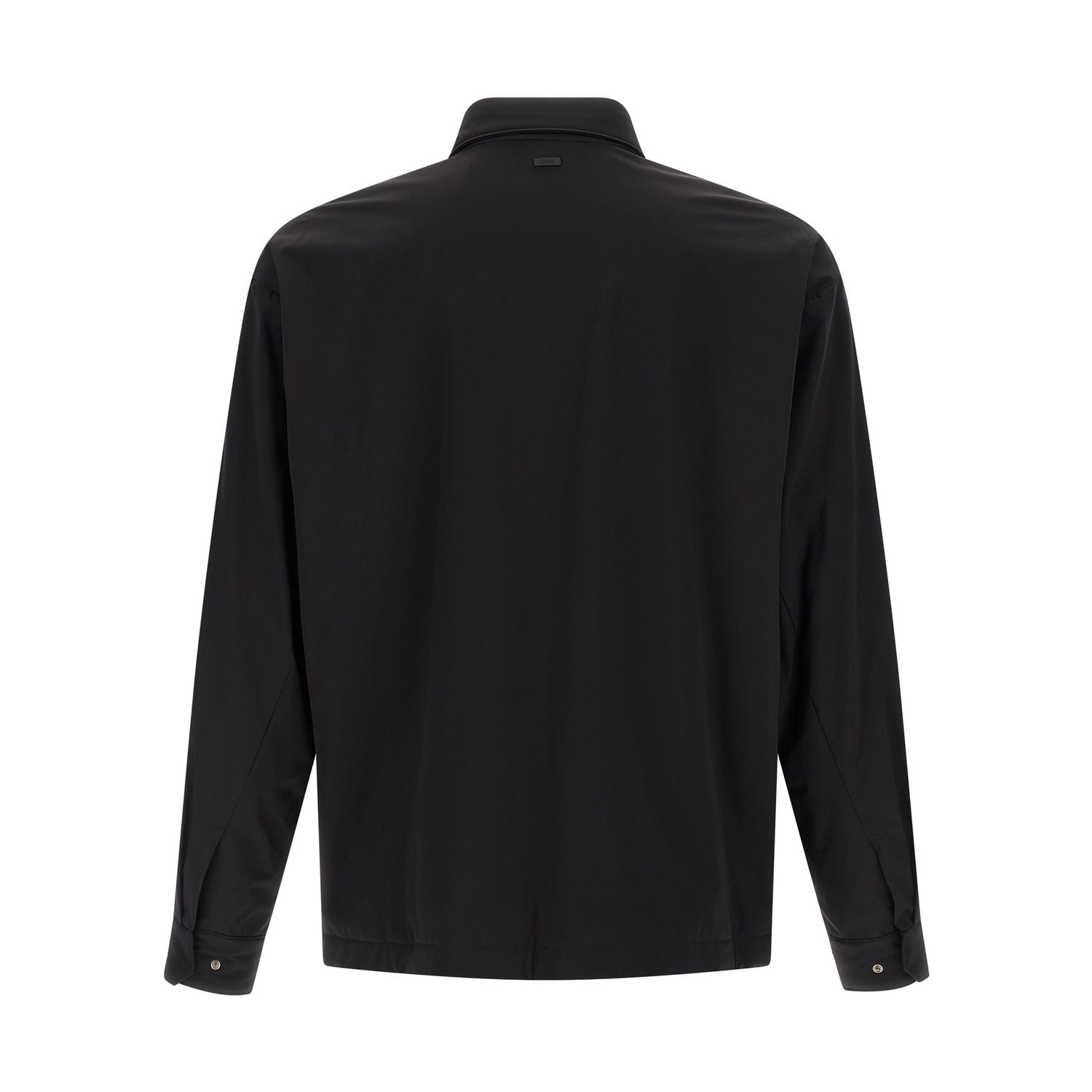 Herno Black Polyamide Shell Jacket