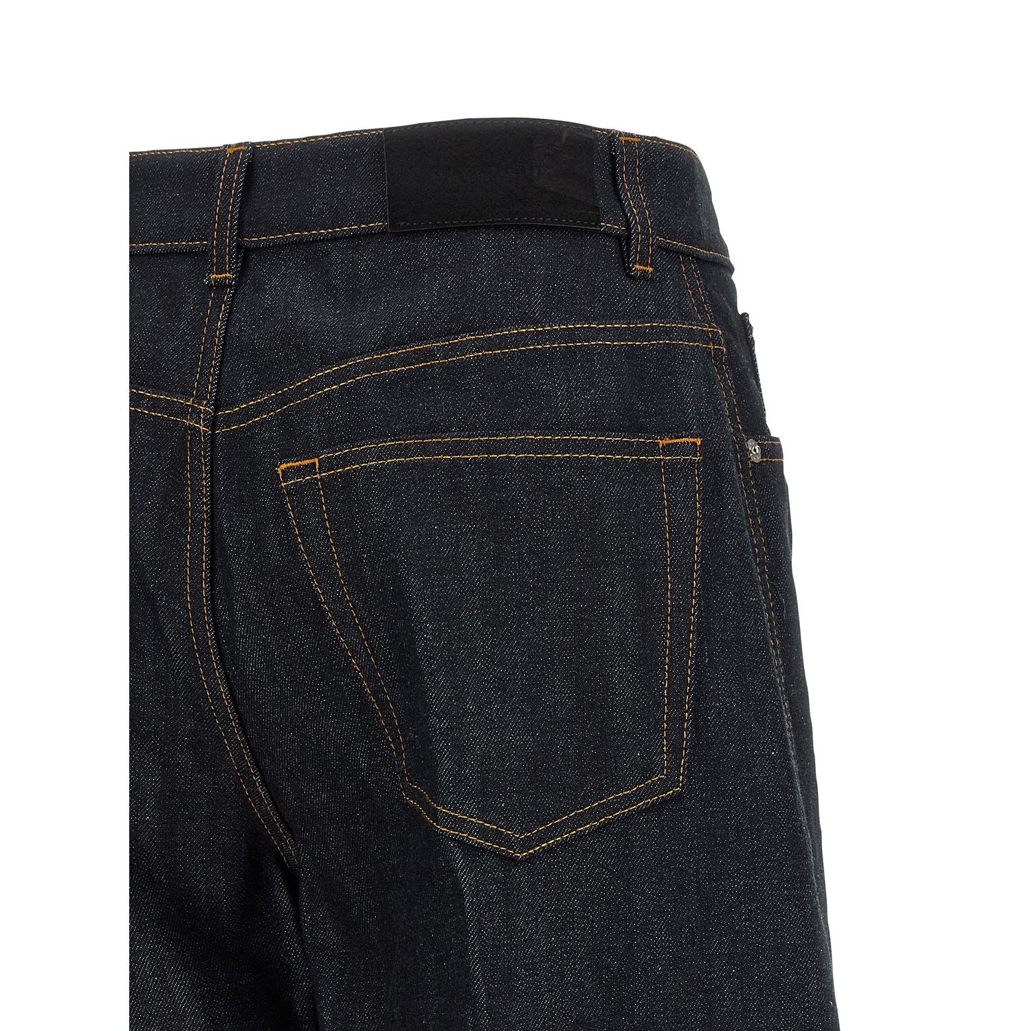 Givenchy Blue Cotton Flared Jeans