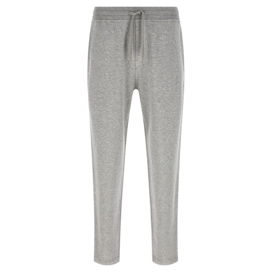 Brunello Cucinelli Gray Cotton Athletic Pants
