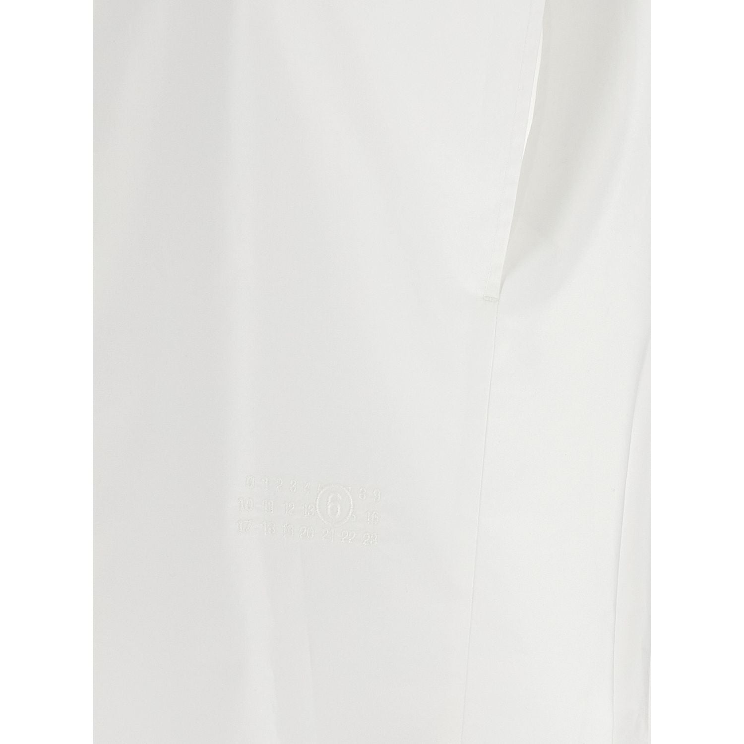 MM6 Maison Margiela White Cotton Blouse