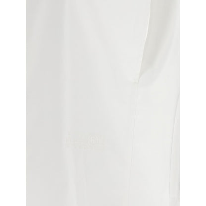 MM6 Maison Margiela White Cotton Blouse