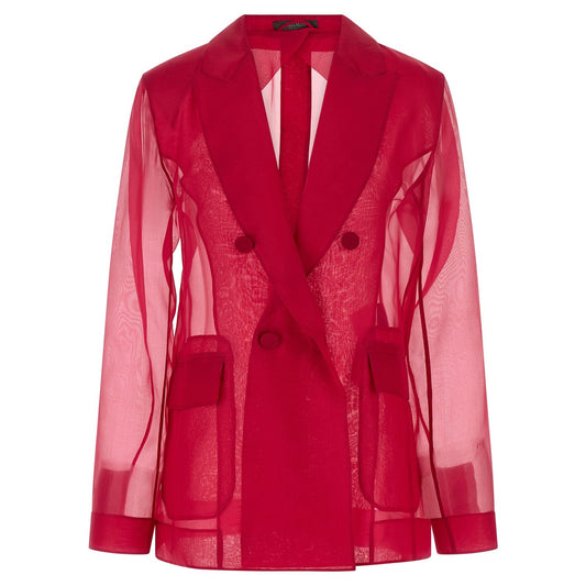 Max Mara Fuchsia Silk Blazer