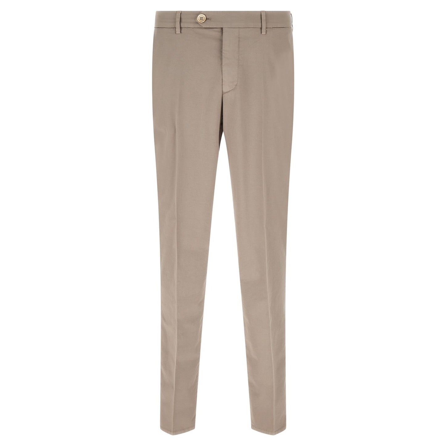 Brunello Cucinelli Beige Cotton Casual Pants