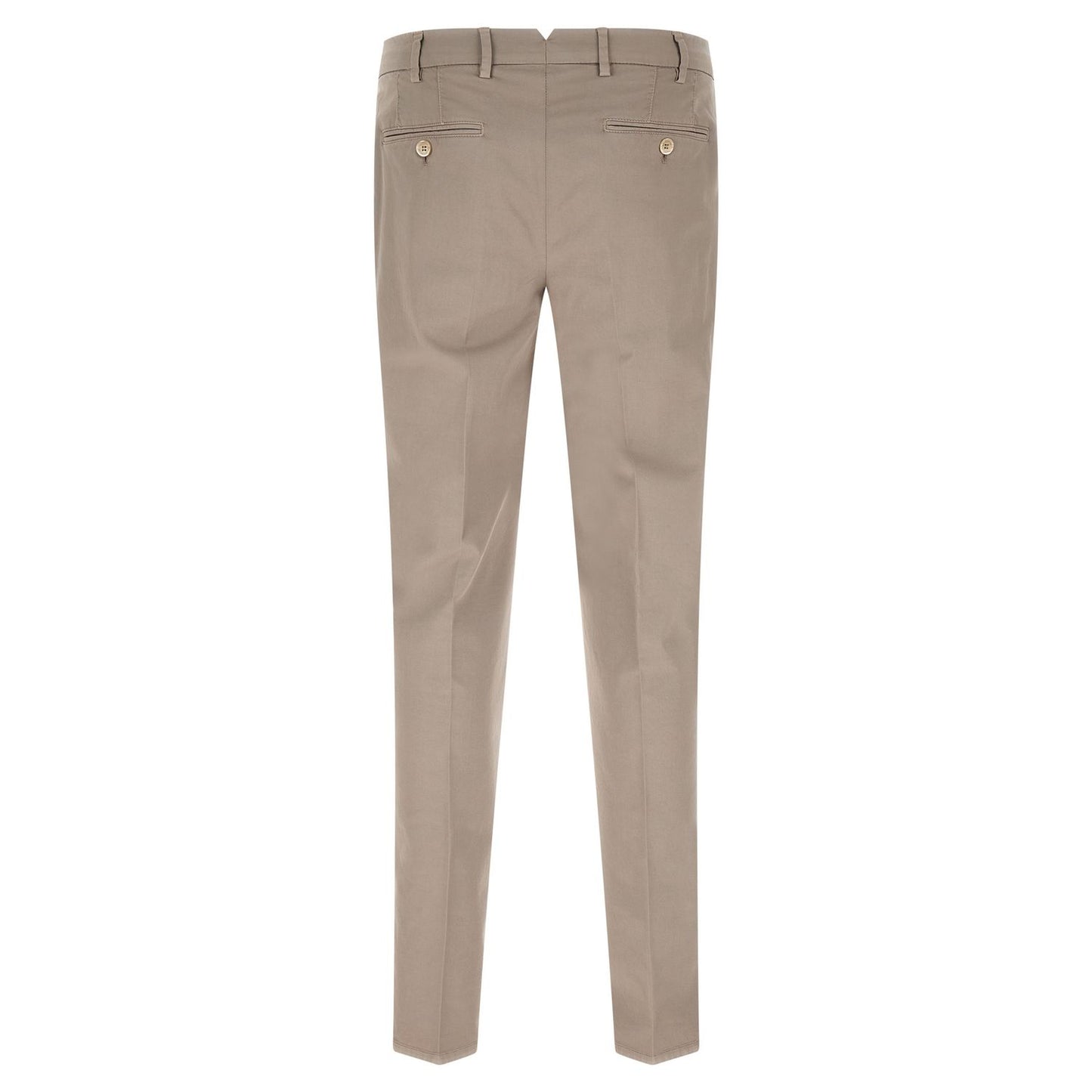 Brunello Cucinelli Beige Cotton Casual Pants