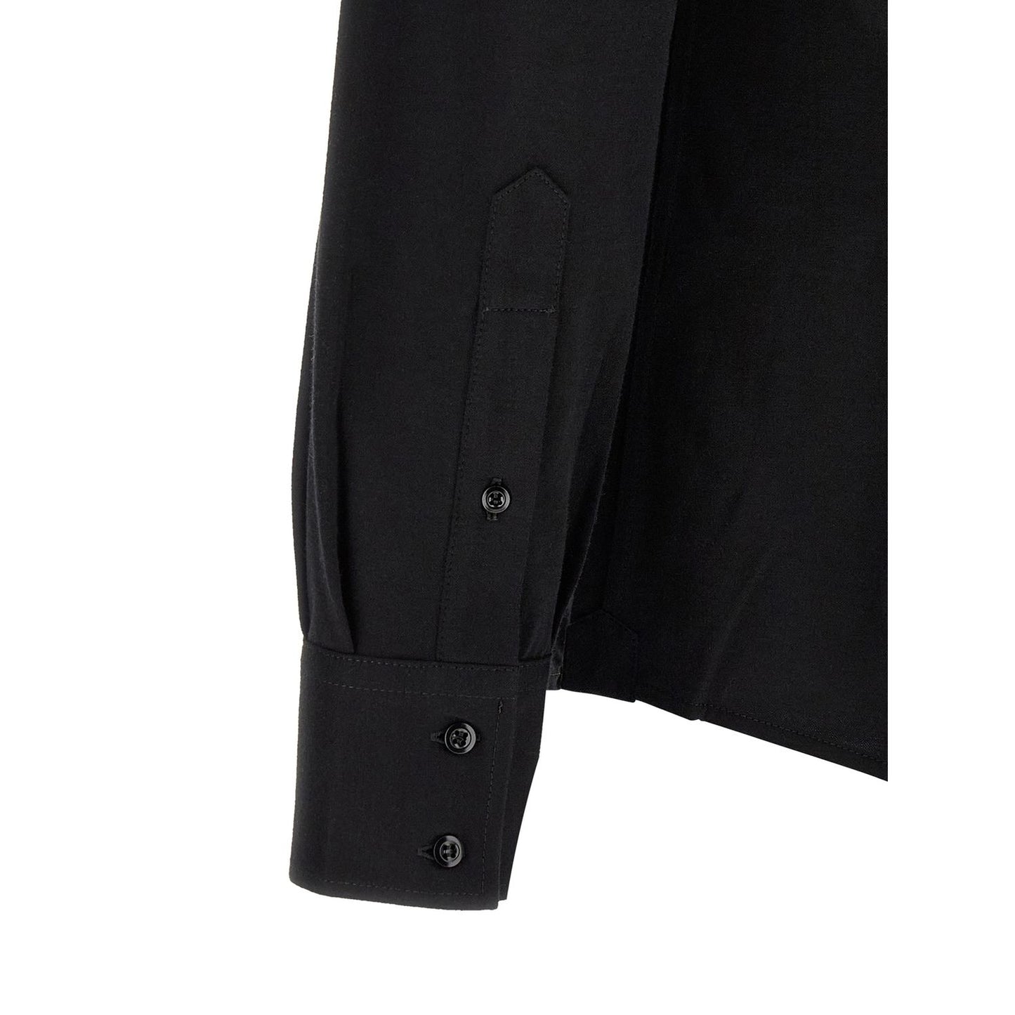 Brunello Cucinelli Black Cotton Blouse