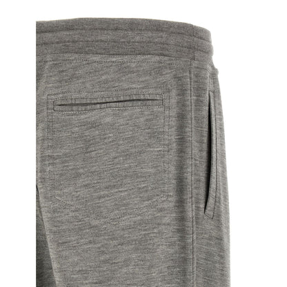 Brunello Cucinelli Gray Cashmere Joggers (Workout Pants)