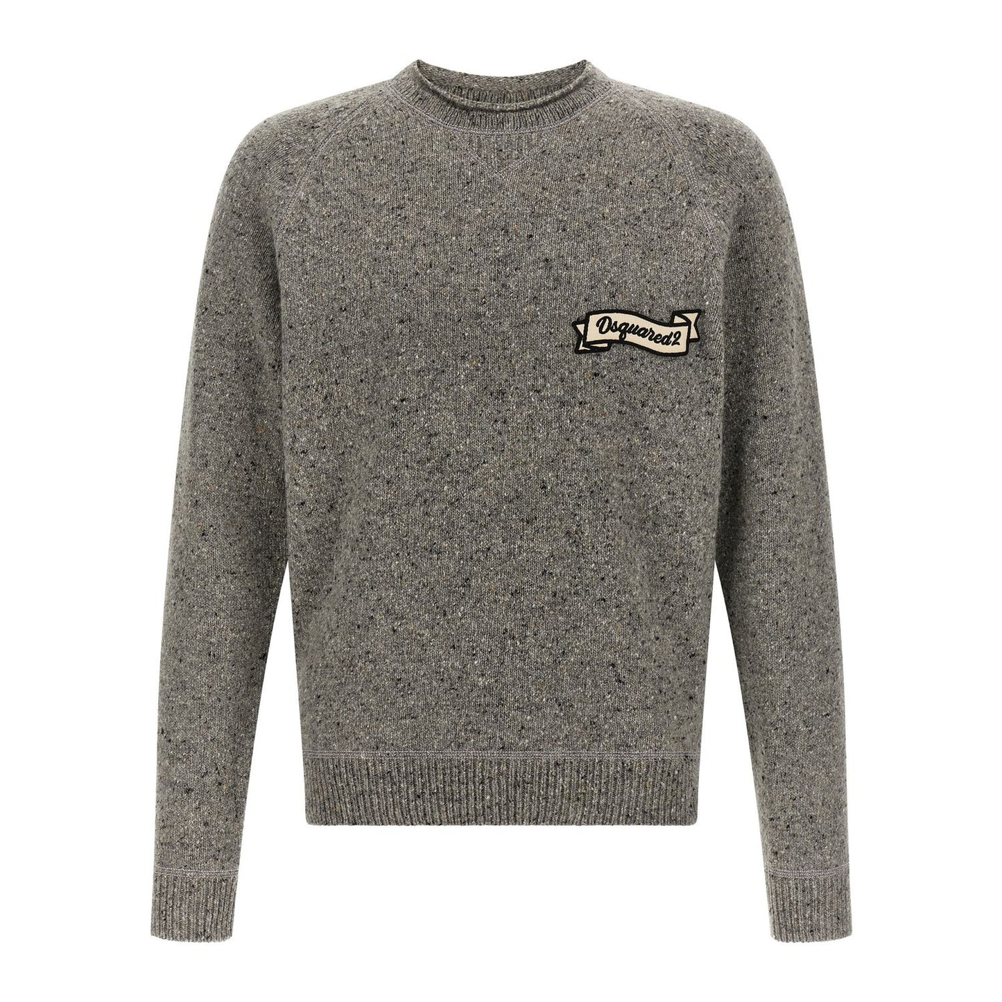 Dsquared² Gray Wool Cardigan