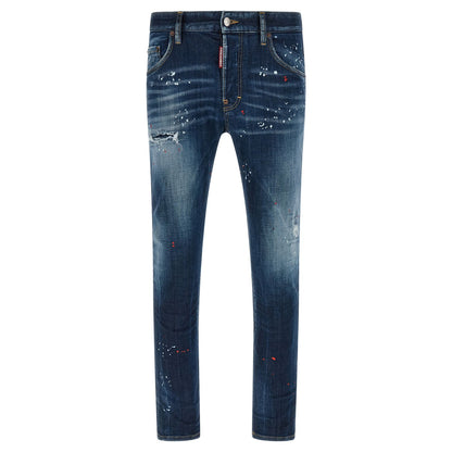 Dsquared² Blue Cotton Jeans Denim