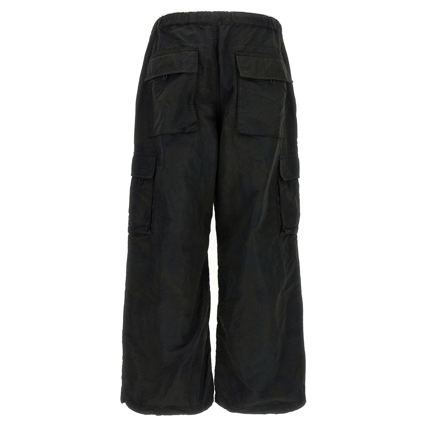 Comme Des Garçons Black Nylon Cargo Pants