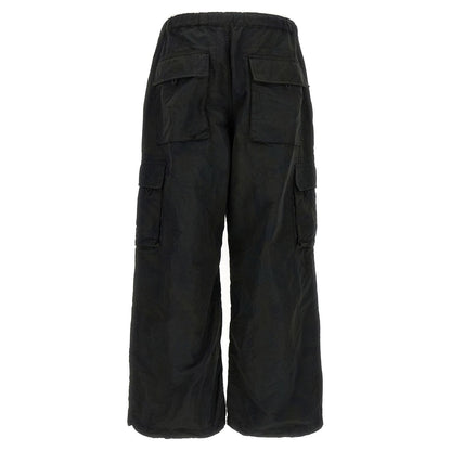 Comme Des Garçons Black Nylon Cargo Pants