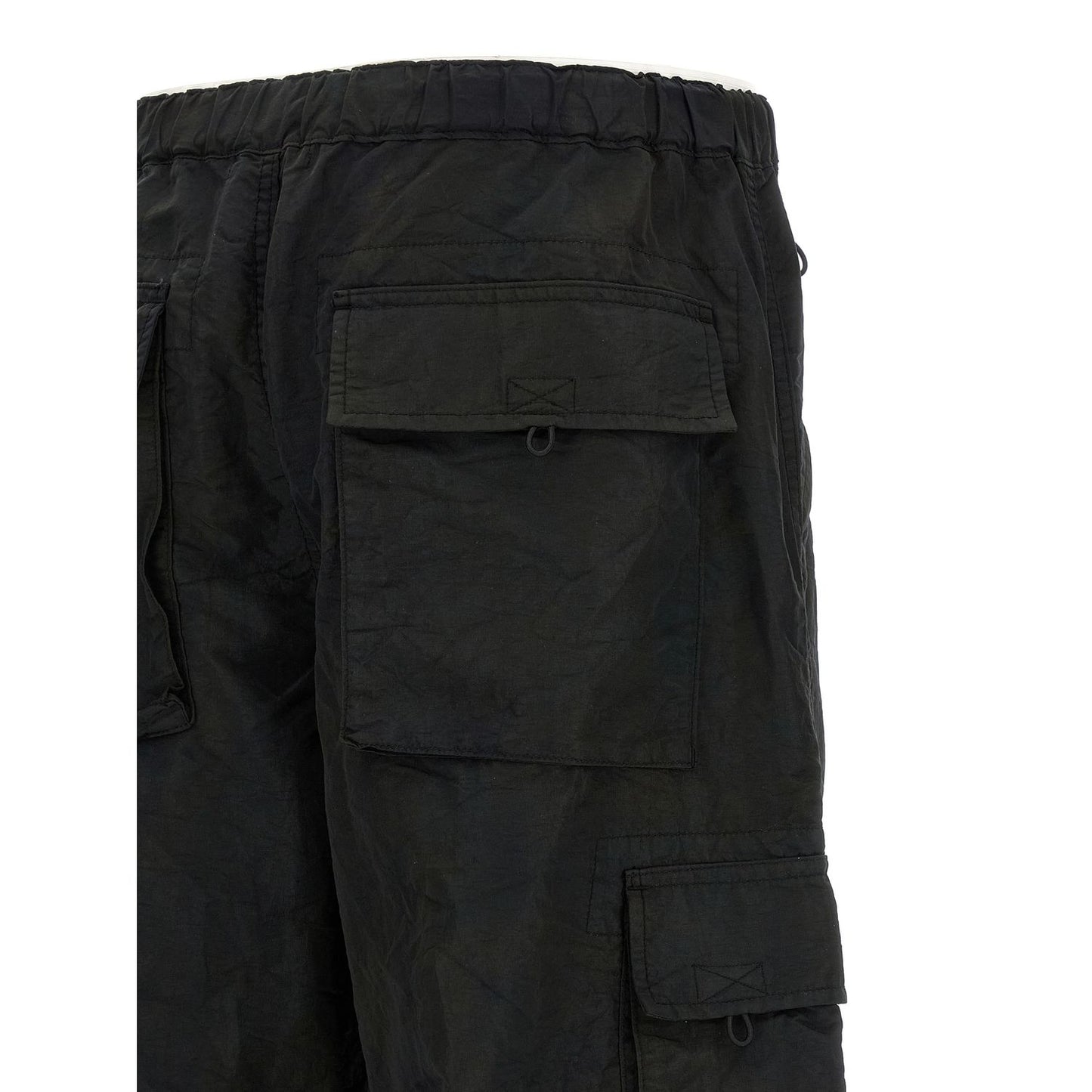 Comme Des Garçons Black Nylon Cargo Pants