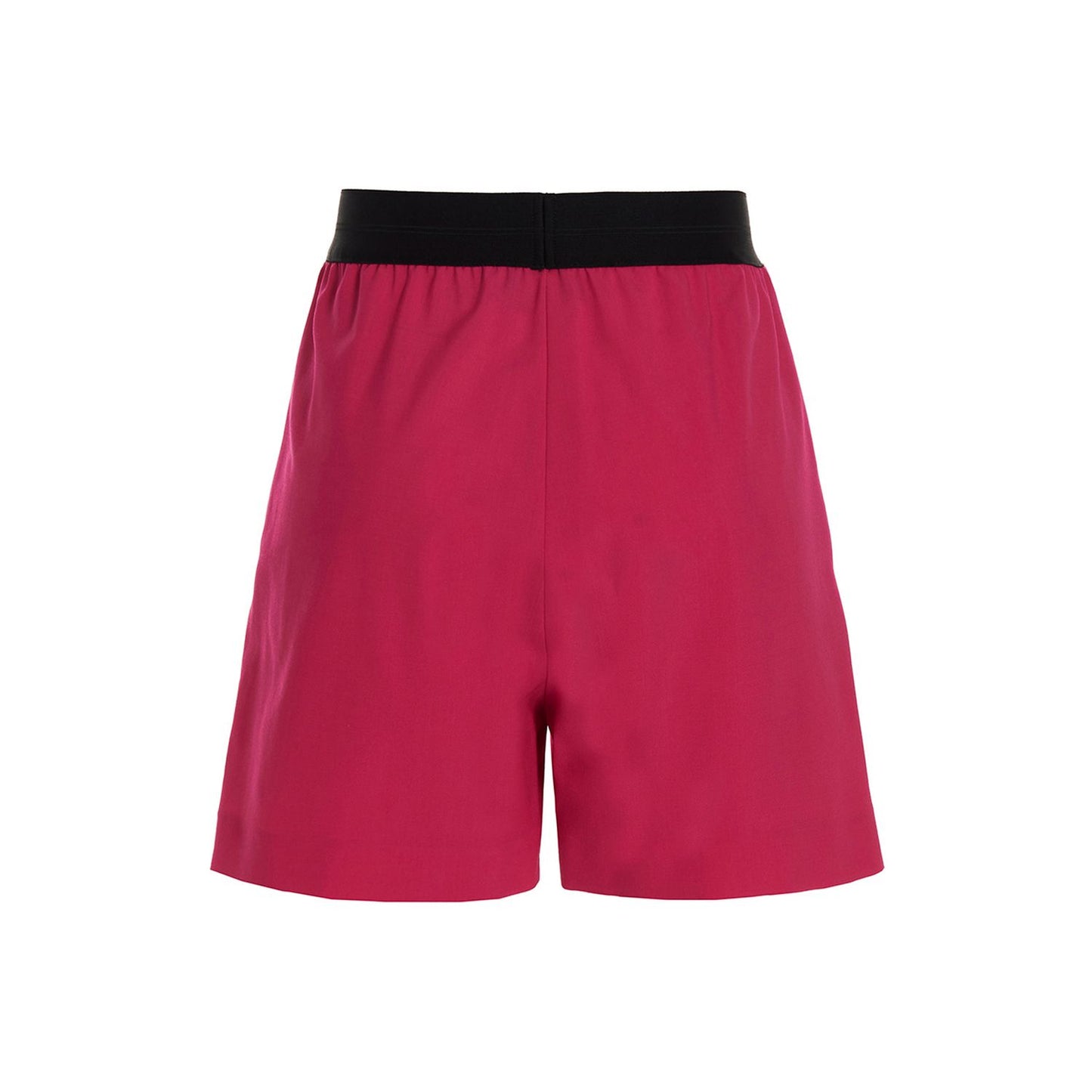 MSGM Fuchsia Virgin Wool Bermuda Shorts