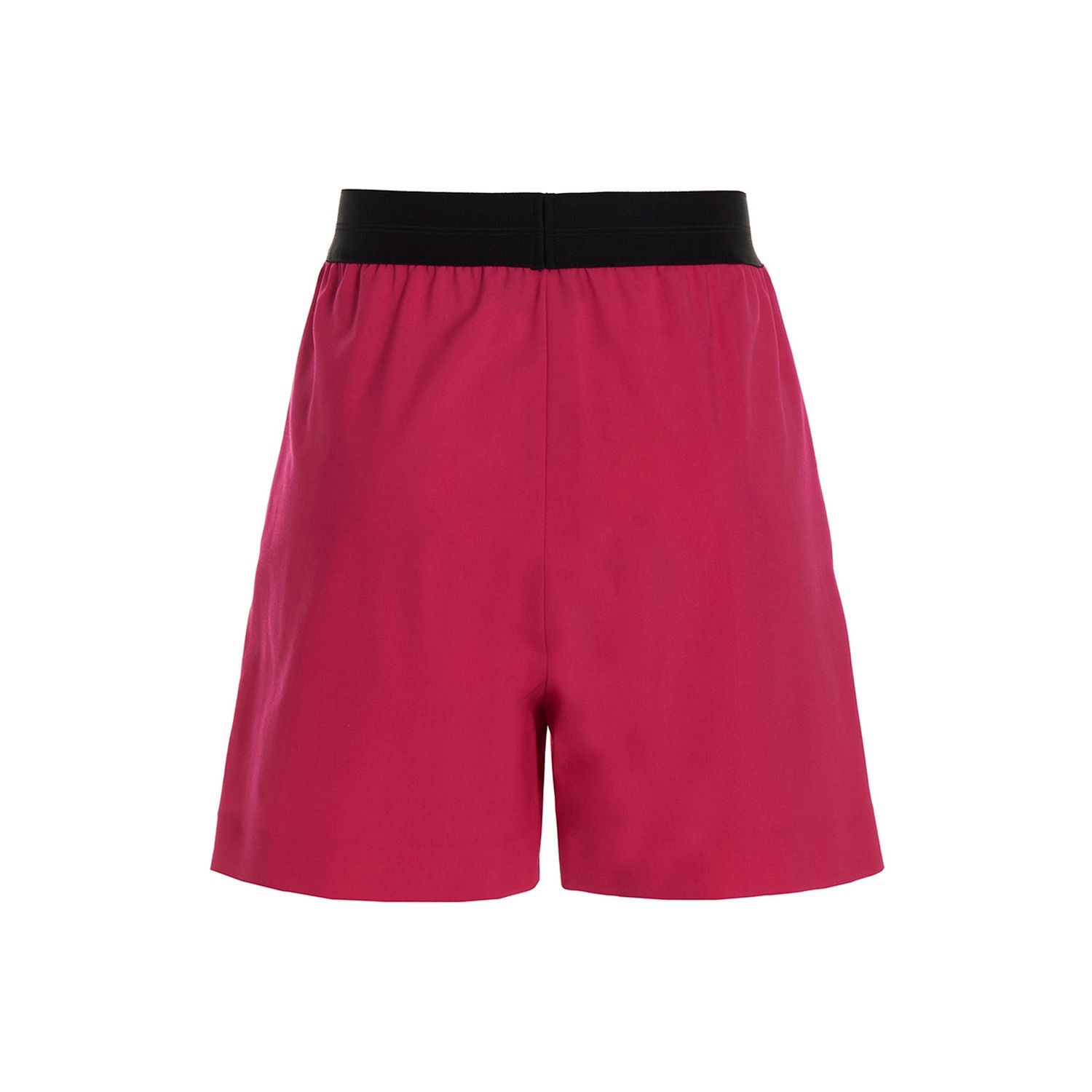 MSGM Fuchsia Virgin Wool Bermuda Shorts
