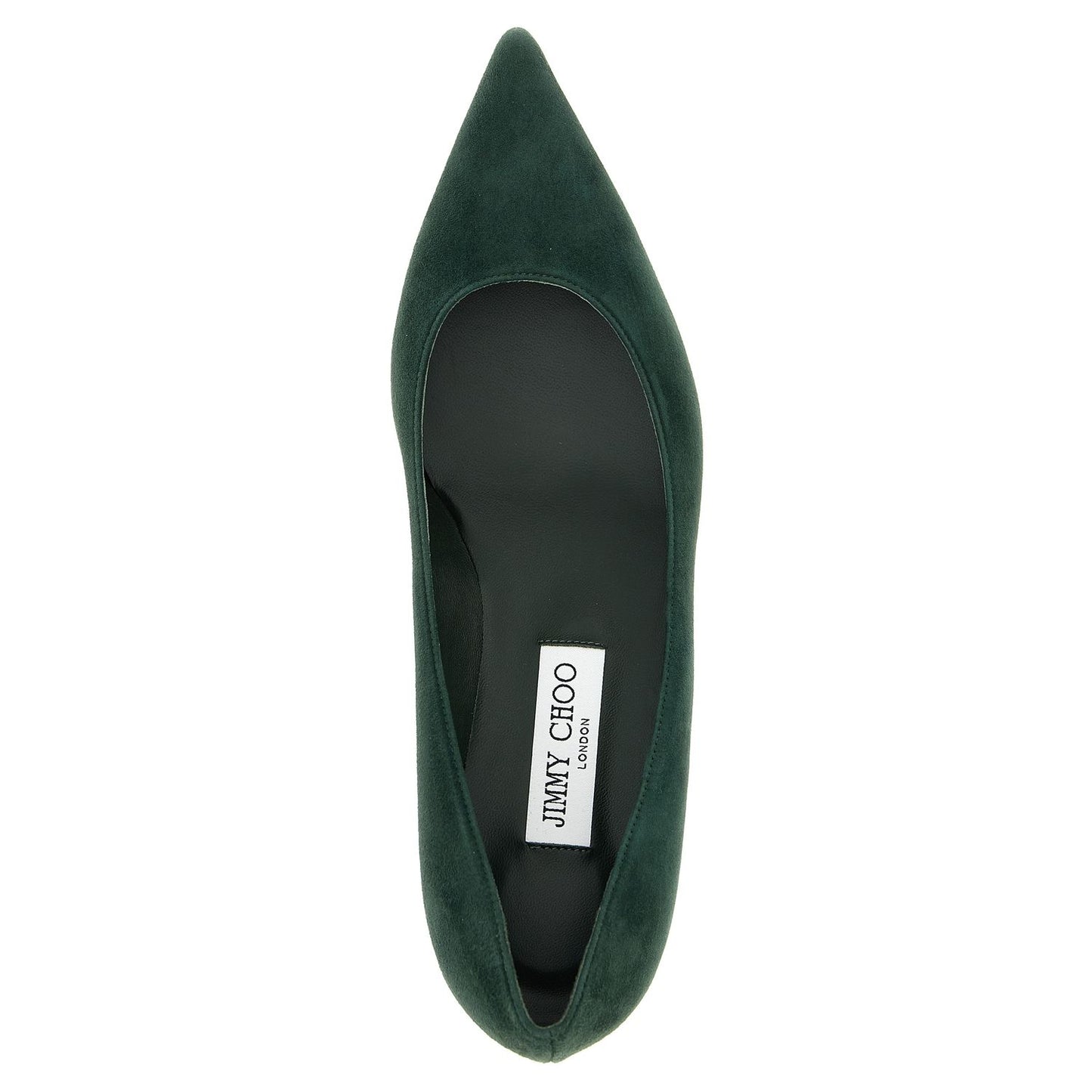Jimmy Choo Bicolor Leather Mid Heel Pumps