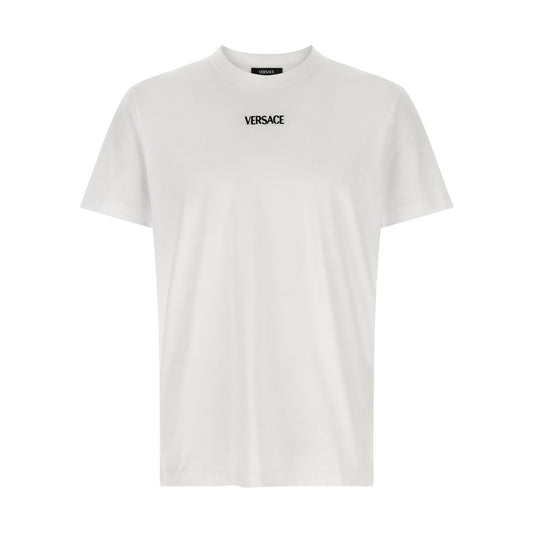Versace White Cotton T-Shirt